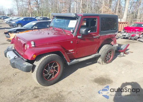 2012 Jeep Wrangler Sahara из США, поврежденный, VIN 1C4AJWBG7CL125661